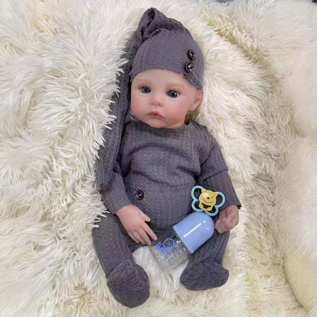 Cokela 48cm 3D high color simulation baby reborn doll Meadow