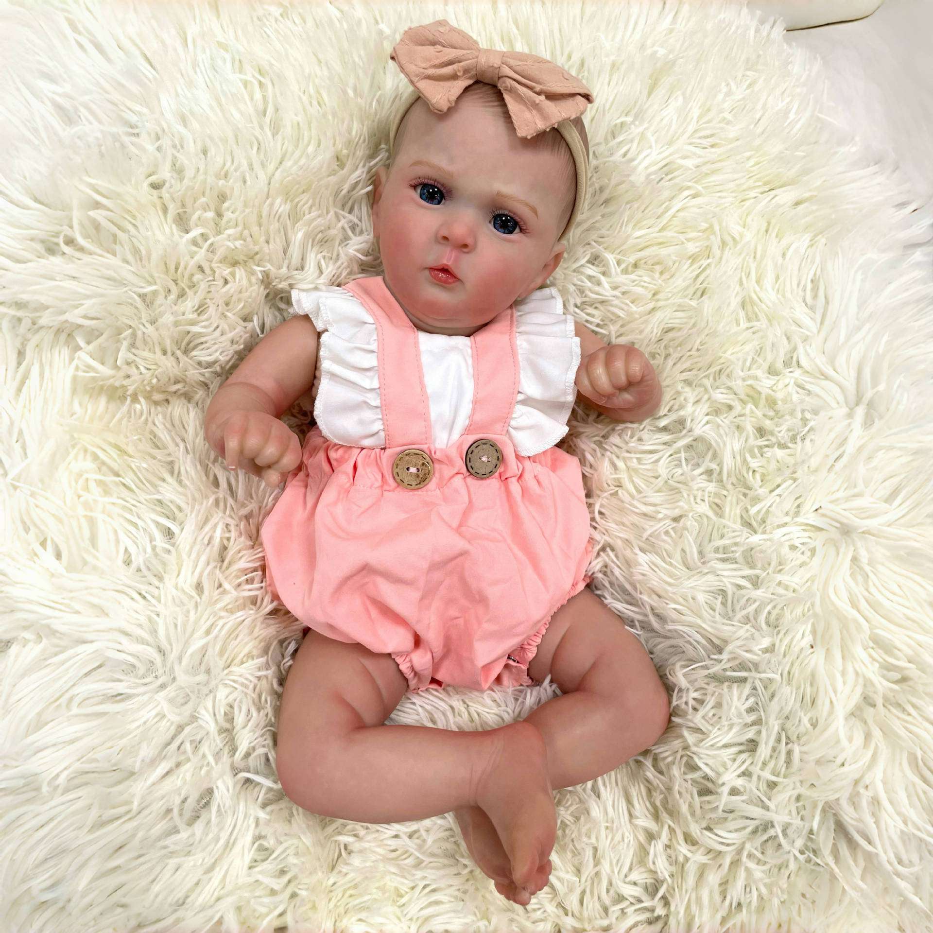 Cokela 48cm 3D high color simulation baby reborn doll Jocy